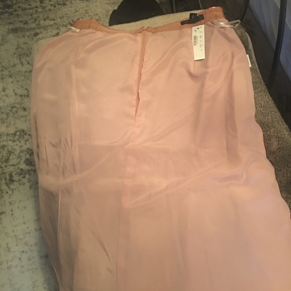 NWT J. Crew Collection Rose Gold Flutter Skirt 8 - Picture 7 of 8